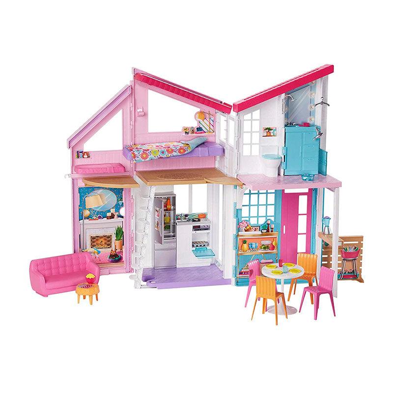 Barbie Malibu Doll House Playset - 2 Stories, 25 Accessories | Age :  3 Years + by Mattel