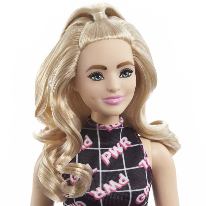 Barbie® Doll, Curvy Blonde In Girl Power Outfit, Barbie® Fashionistas | Age :  3 Years + by Mattel