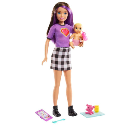 Barbie Skipper Babysitters : Doll & Accessories Set  | Age :  3 Years + by Mattel